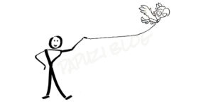 latanie papug w szelkach